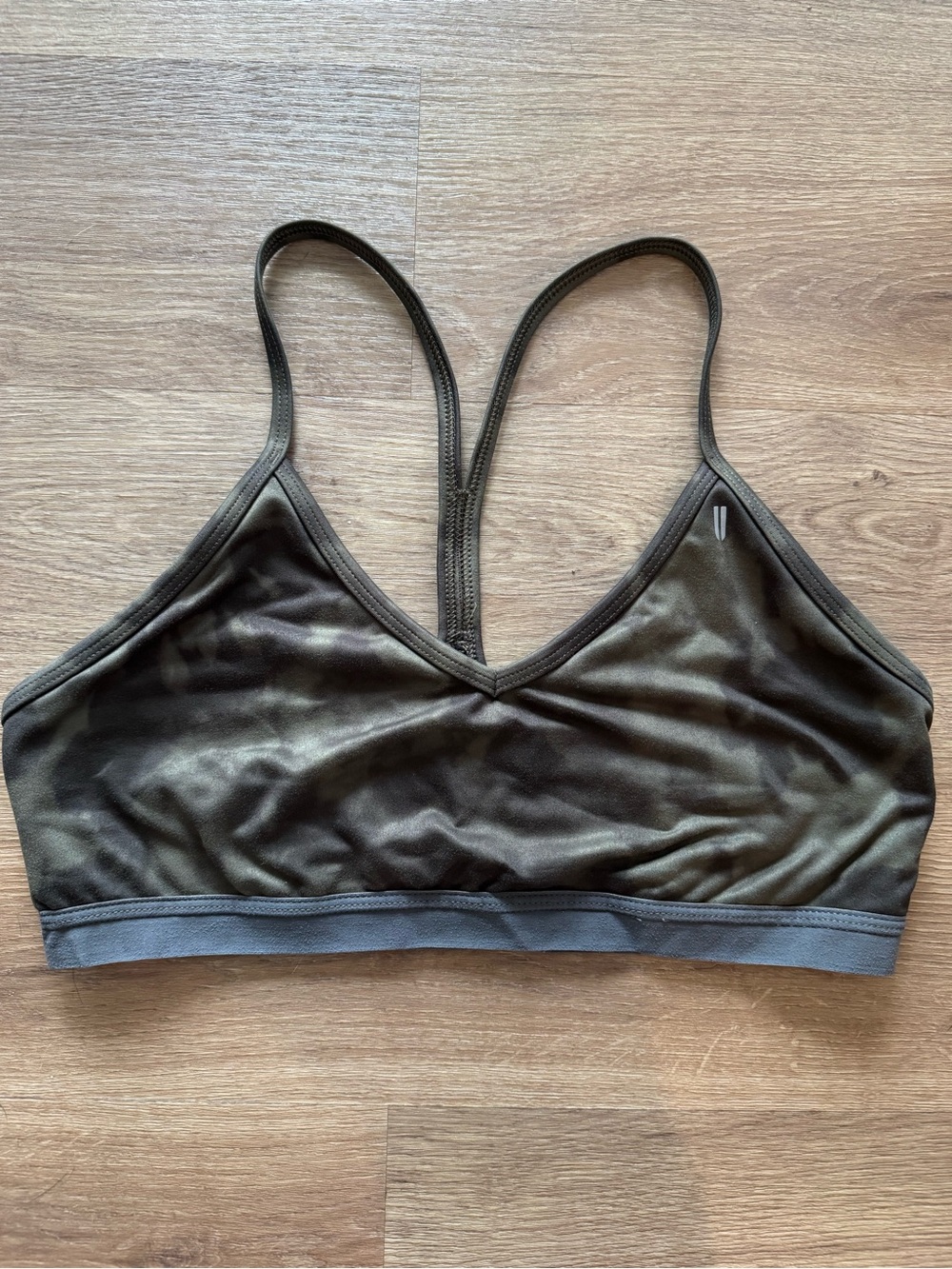 NOBULL Olive Green V-Neck Bralette for Women
